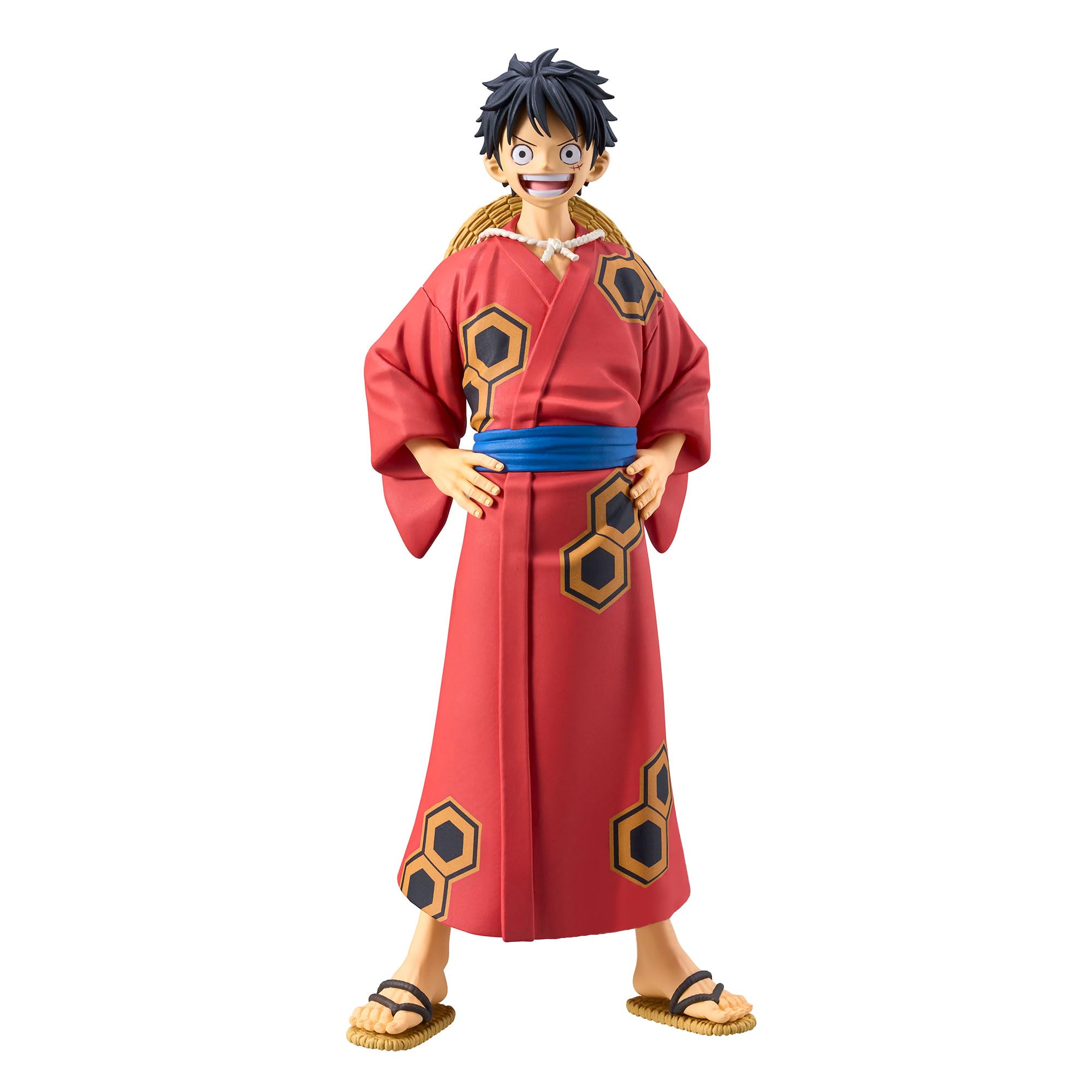 Figura Banpresto De Una Sola Pieza Con El Mono Wanokuni D. Luffy Yukata - Venta Internacional.