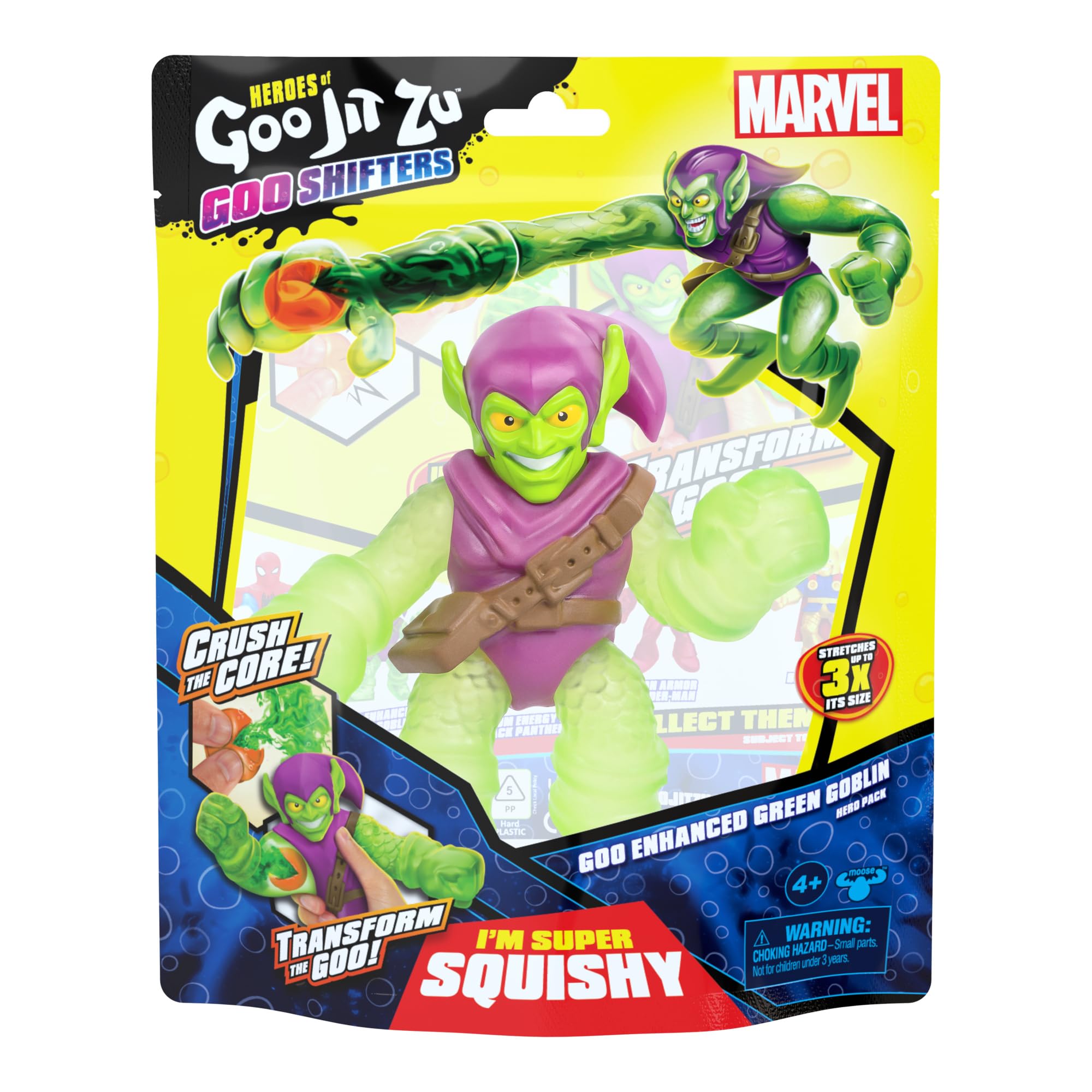 Foto 3 pulgar | Figura De Acción Heroes Of Goo Jit Zu Goo Shifters Green Goblin - Venta Internacional.