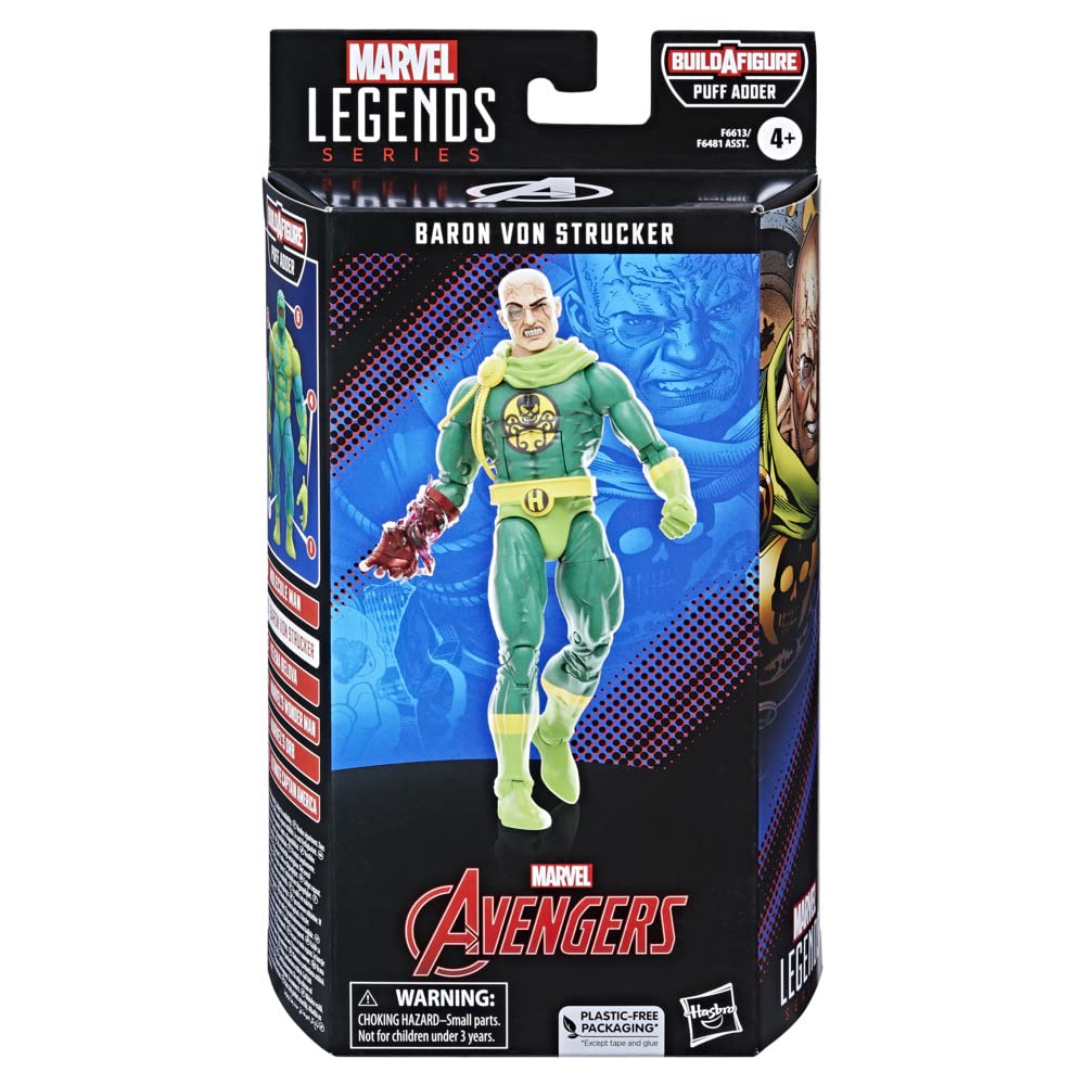 Foto 6 pulgar | Figura De Acción Baron Von Strucker De La Serie Marvel Legends - Venta Internacional.