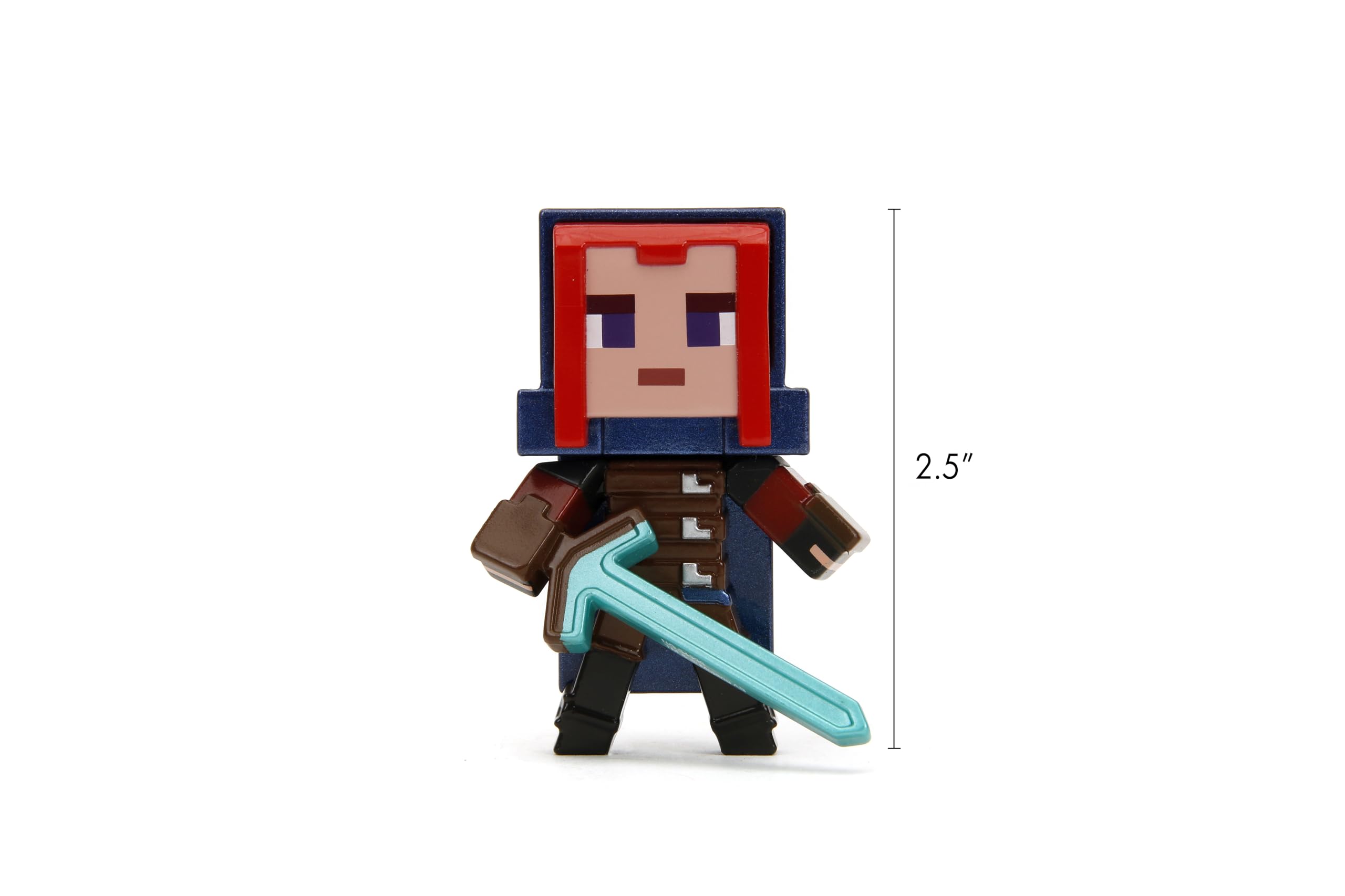 Foto 3 | Figuras De Juguete Jada Toys Minecraft Legends 2.5, Paquete De 4 Para Niños Mayores De 8 Años - Venta Internacional.