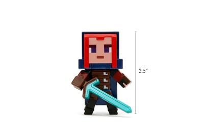 Foto 3 | Figuras De Juguete Jada Toys Minecraft Legends 2.5, Paquete De 4 Para Niños Mayores De 8 Años - Venta Internacional.