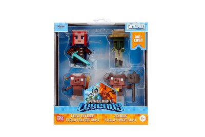 Foto 6 | Figuras De Juguete Jada Toys Minecraft Legends 2.5, Paquete De 4 Para Niños Mayores De 8 Años - Venta Internacional.