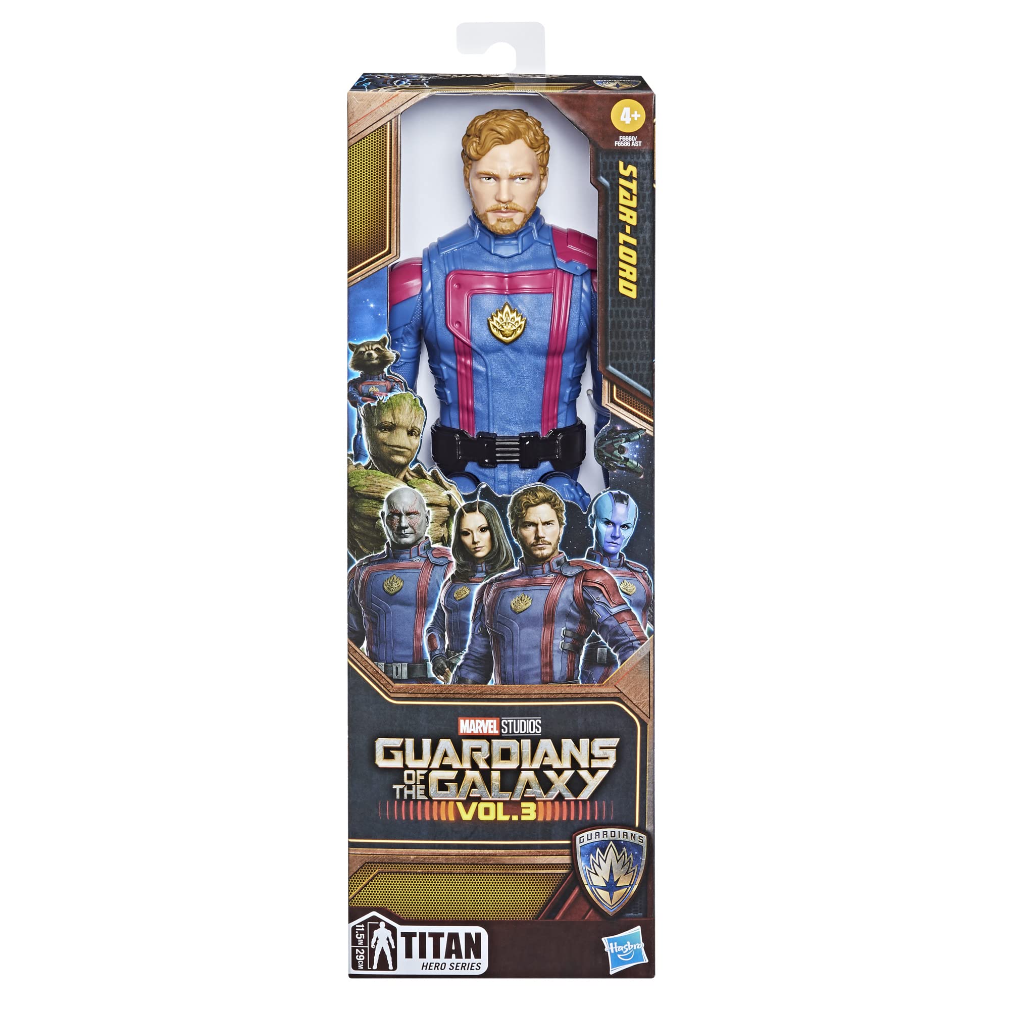 Foto 4 | Figura De Acción Marvel Guardianes De La Galaxia Star-lord 28 Cm - Venta Internacional.