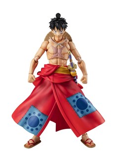 Foto 3 | Figura De Acción Megahouse One Piece Luffy Taro Wano Country - Venta Internacional.