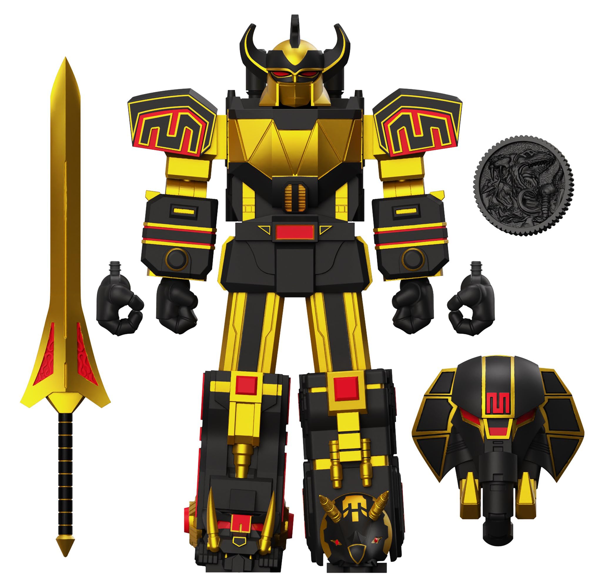 Figura De Acción Super7 Mighty Morphin Power Rangers Megazord - Venta Internacional.