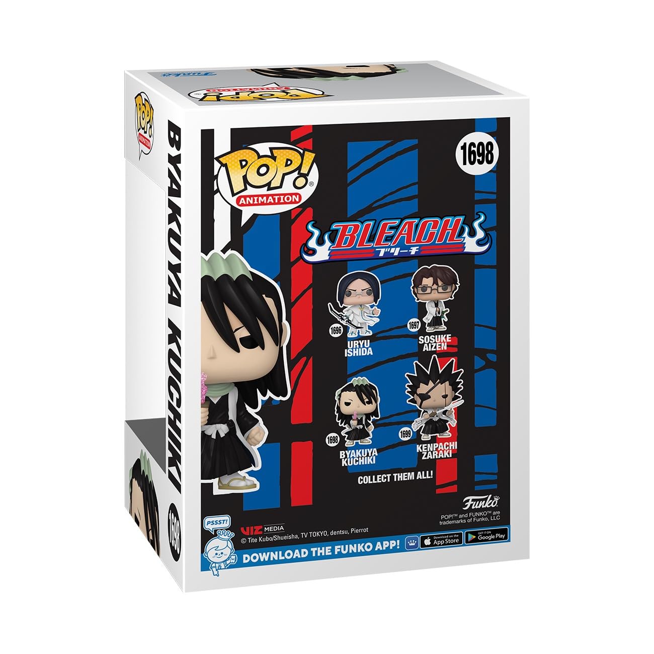 Foto 4 pulgar | Figura De Acción Funko Pop! Animación Bleach Byakuya Kuchiki - Venta Internacional.