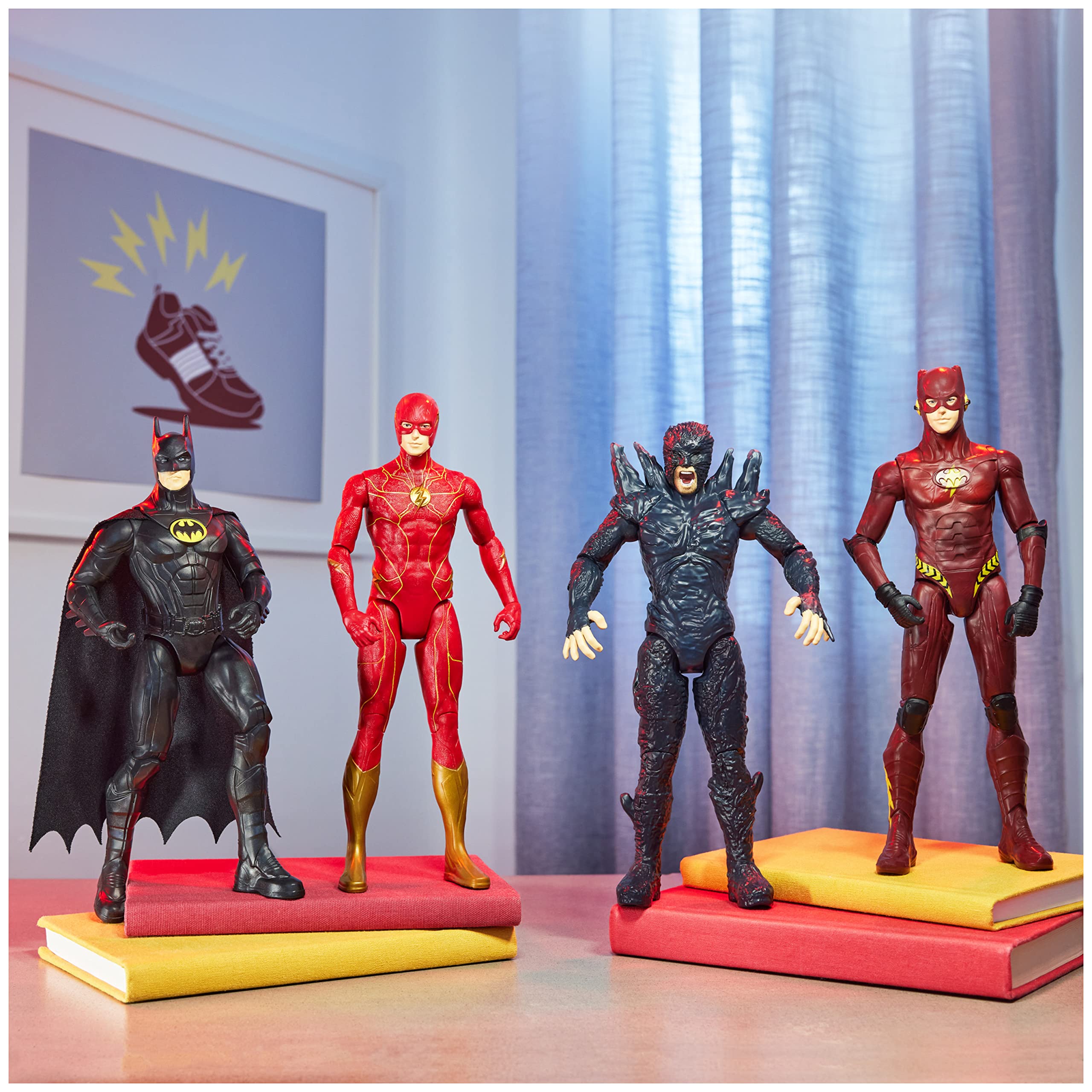 Foto 7 pulgar | Figura De Acción Dc Comics The Flash Movie 30 Cm Para Niños Mayores De 3 Años - Venta Internacional.