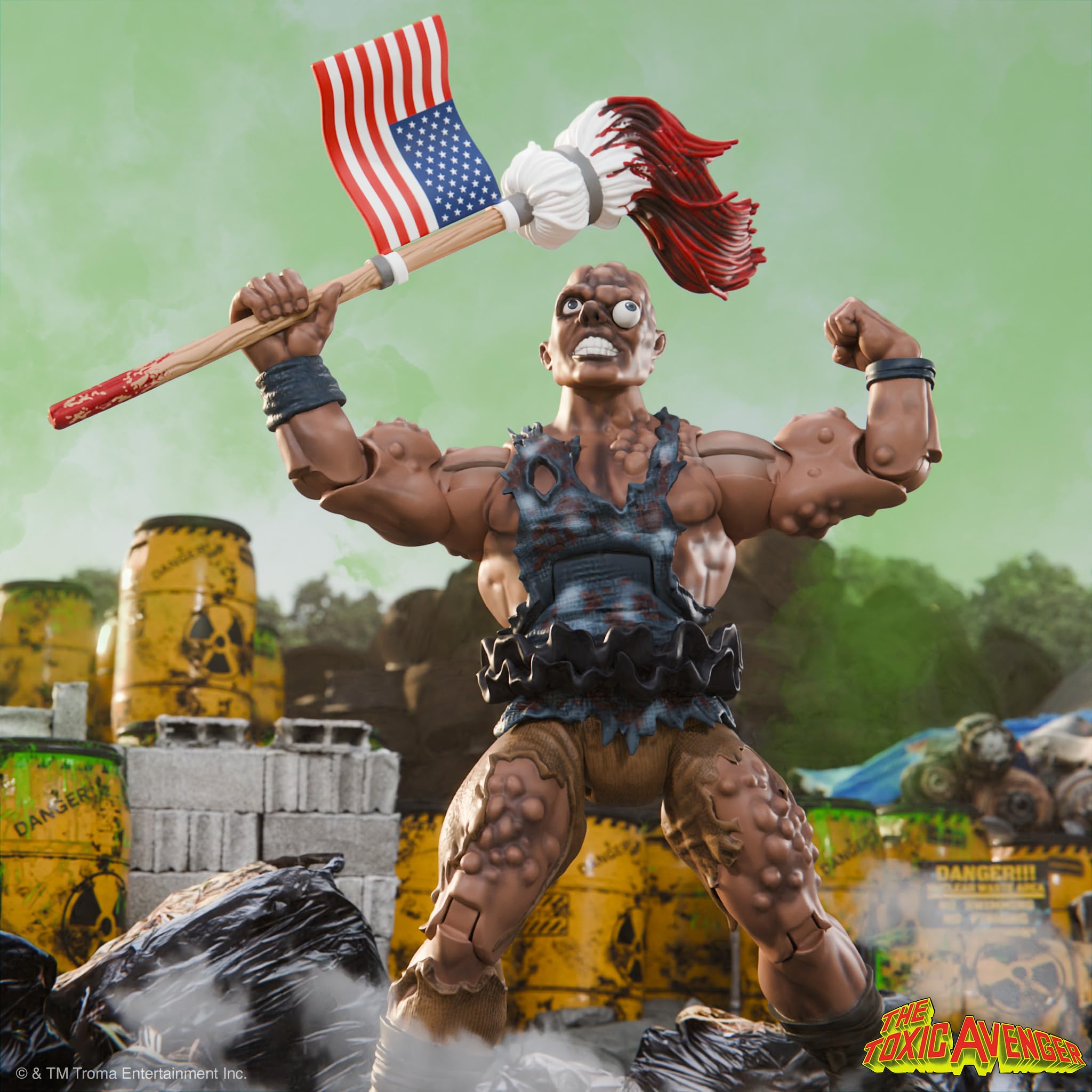 Foto 3 pulgar | Figura De Acción Super7 Toxic Avenger Ultimates! Película De 18 Cm - Venta Internacional.