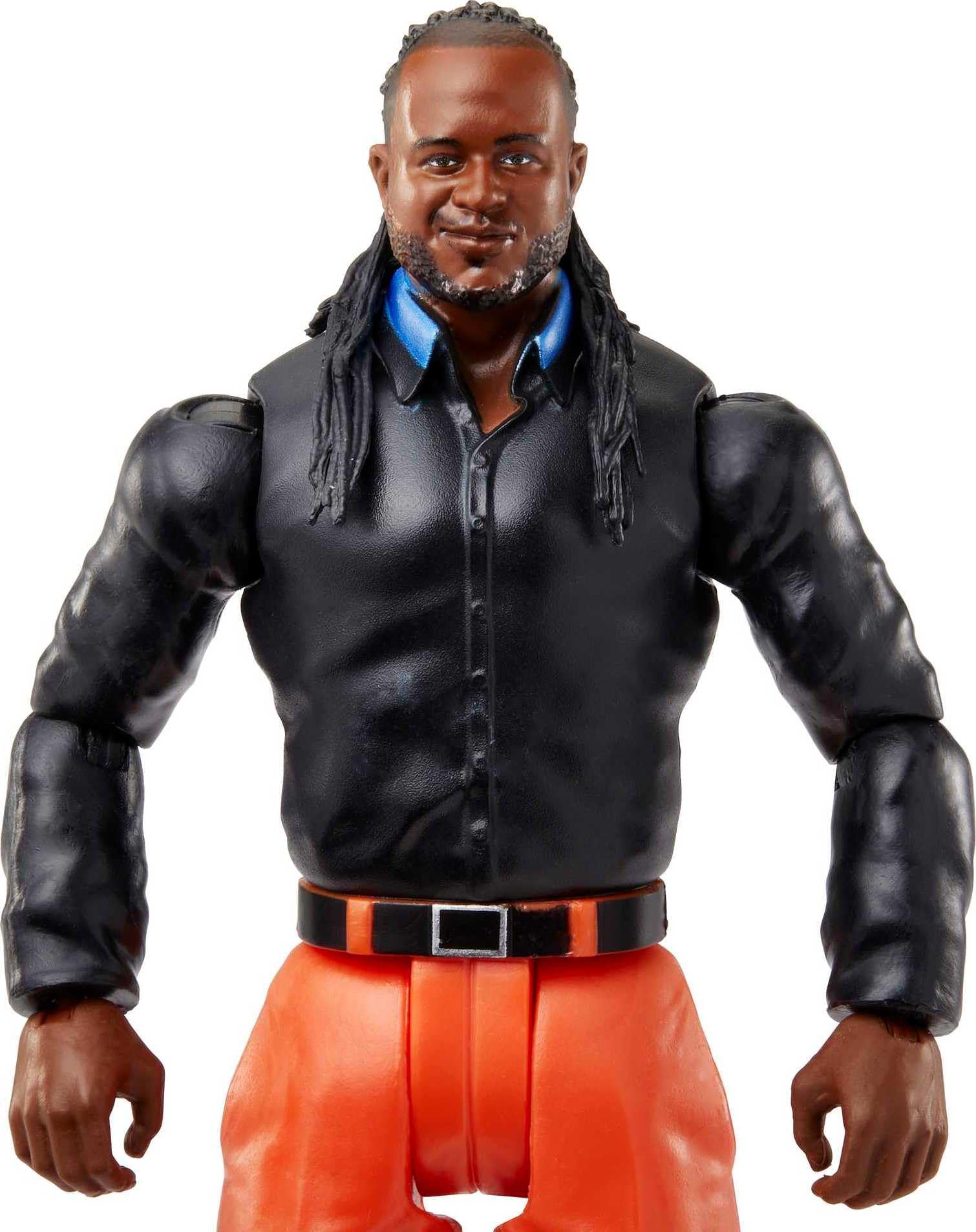 Foto 4 pulgar | Figura De Acción Mattel Wwe Reggie Basic 10 Points Articulation - Venta Internacional.