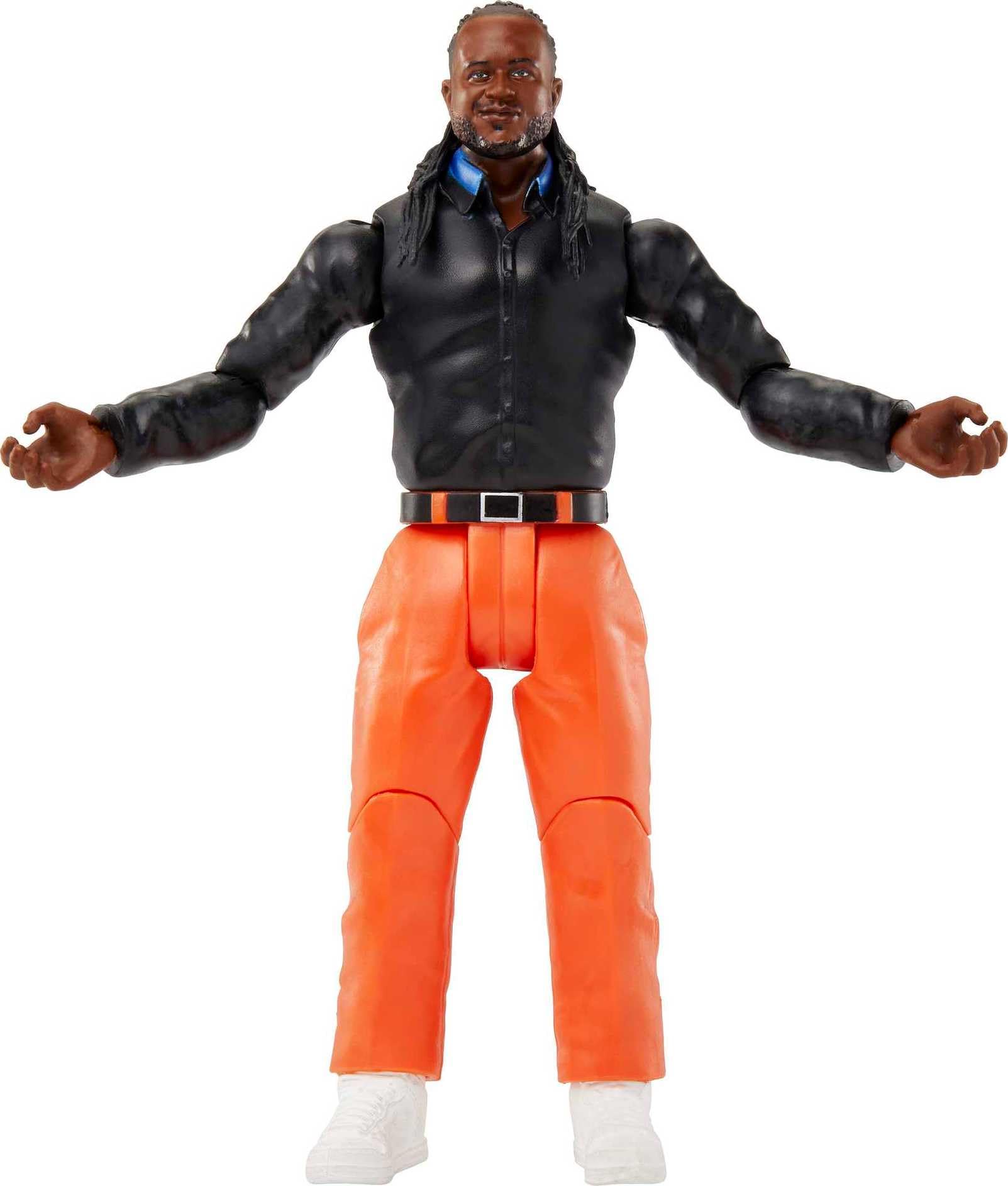 Foto 5 pulgar | Figura De Acción Mattel Wwe Reggie Basic 10 Points Articulation - Venta Internacional.