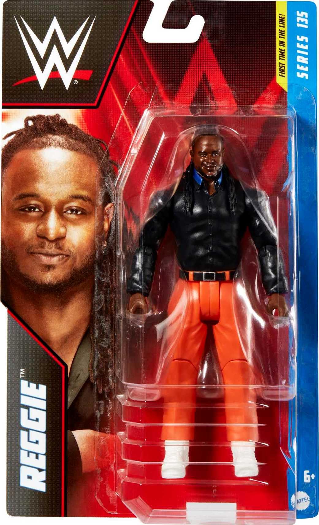 Foto 7 pulgar | Figura De Acción Mattel Wwe Reggie Basic 10 Points Articulation - Venta Internacional.