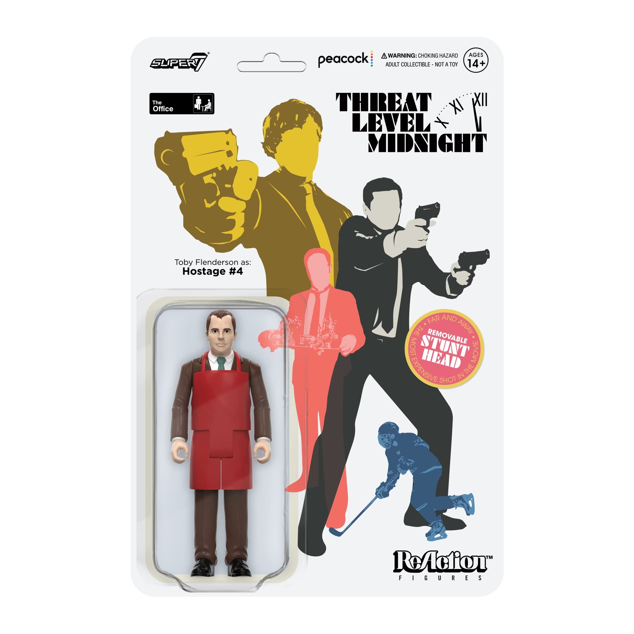 Foto 2 pulgar | Figura De Acción Super7 The Office Threat Level Midnight Toby - Venta Internacional.