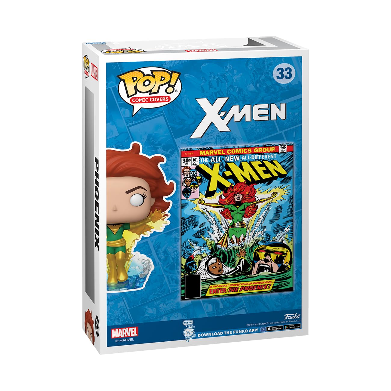 Foto 4 pulgar | ¡funko Pop! El Cómic Cubre La Figura De Phoenix #101 De Marvel X-men - Venta Internacional.