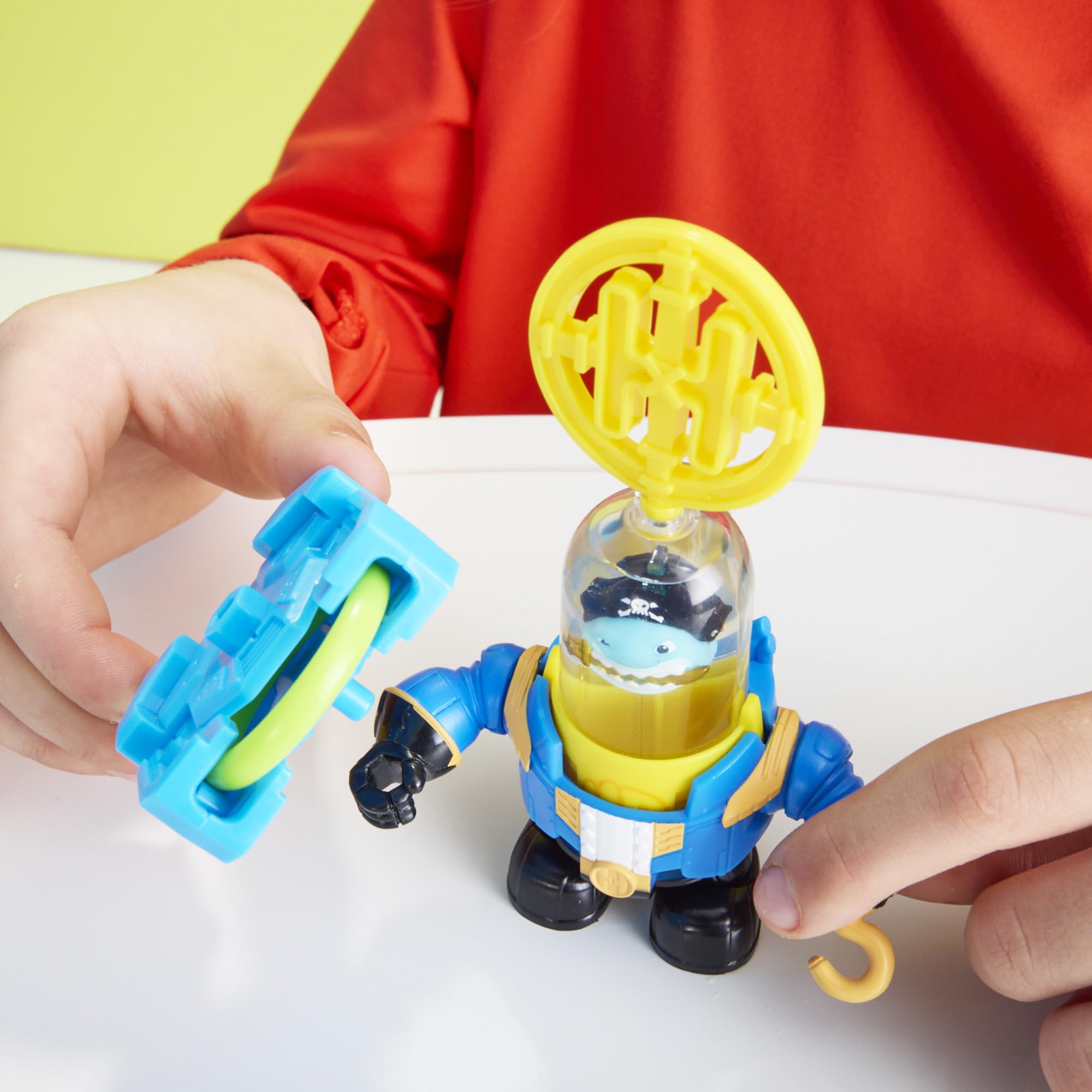 Foto 5 pulgar | Set De Batalla Hasbro Hydro Pods Shark Aqua Armor Durante 6 Años - Venta Internacional.