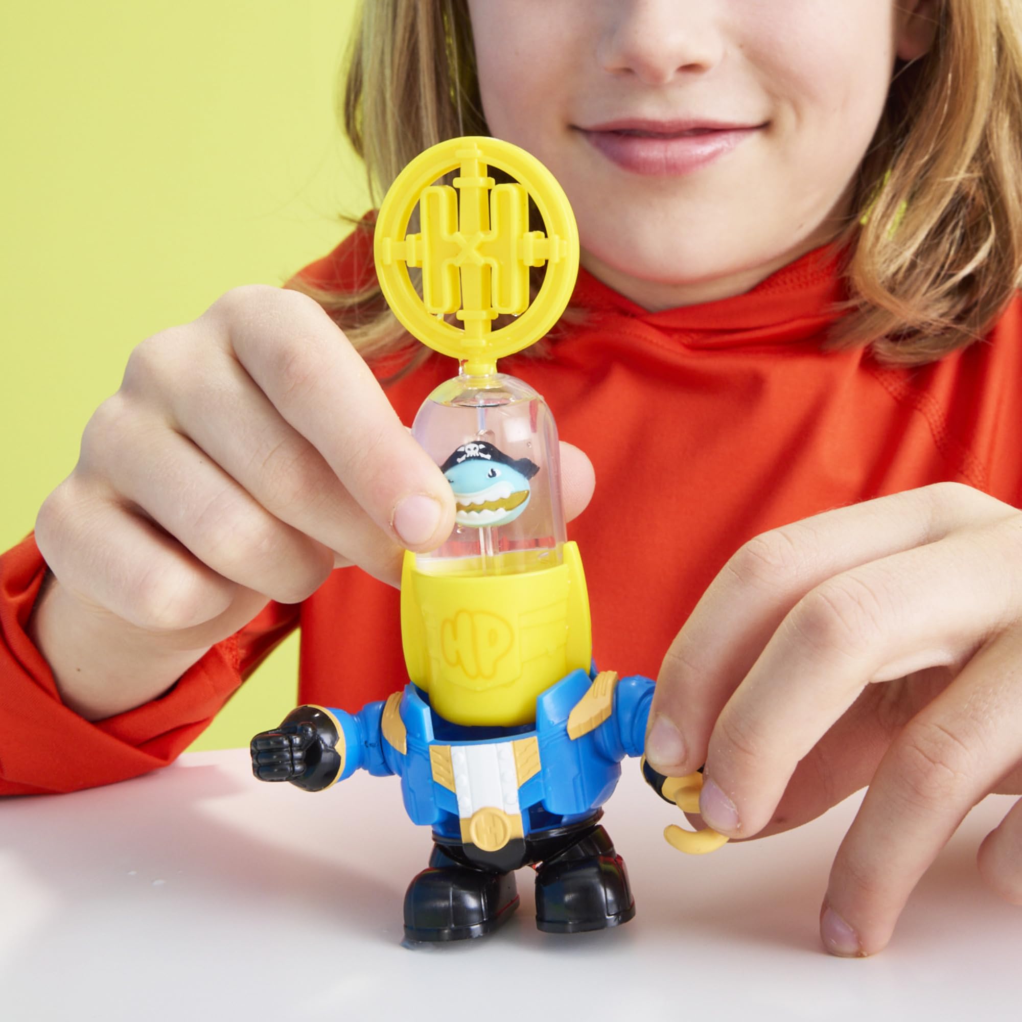 Foto 7 | Set De Batalla Hasbro Hydro Pods Shark Aqua Armor Durante 6 Años - Venta Internacional.