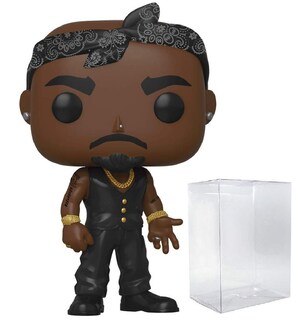 Foto 1 | Figura De Vinilo Funko Pop! Rocks Tupac Shakur Con Chaleco Y Bandana - Venta Internacional.