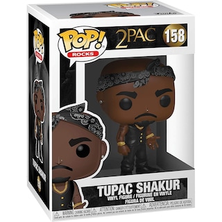 Foto 7 | Figura De Vinilo Funko Pop! Rocks Tupac Shakur Con Chaleco Y Bandana - Venta Internacional.
