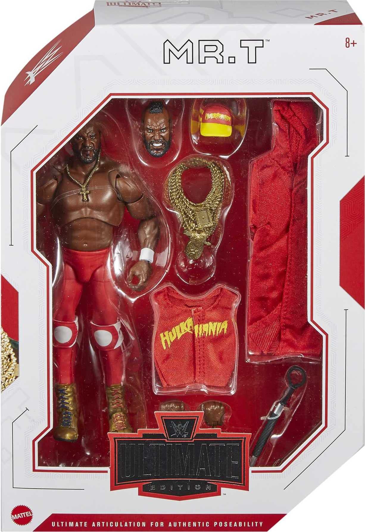 Foto 7 pulgar | Figura De Acción Wwe Ultimate Edition Mr. T De 15 Cm Con Accesorios - Venta Internacional.