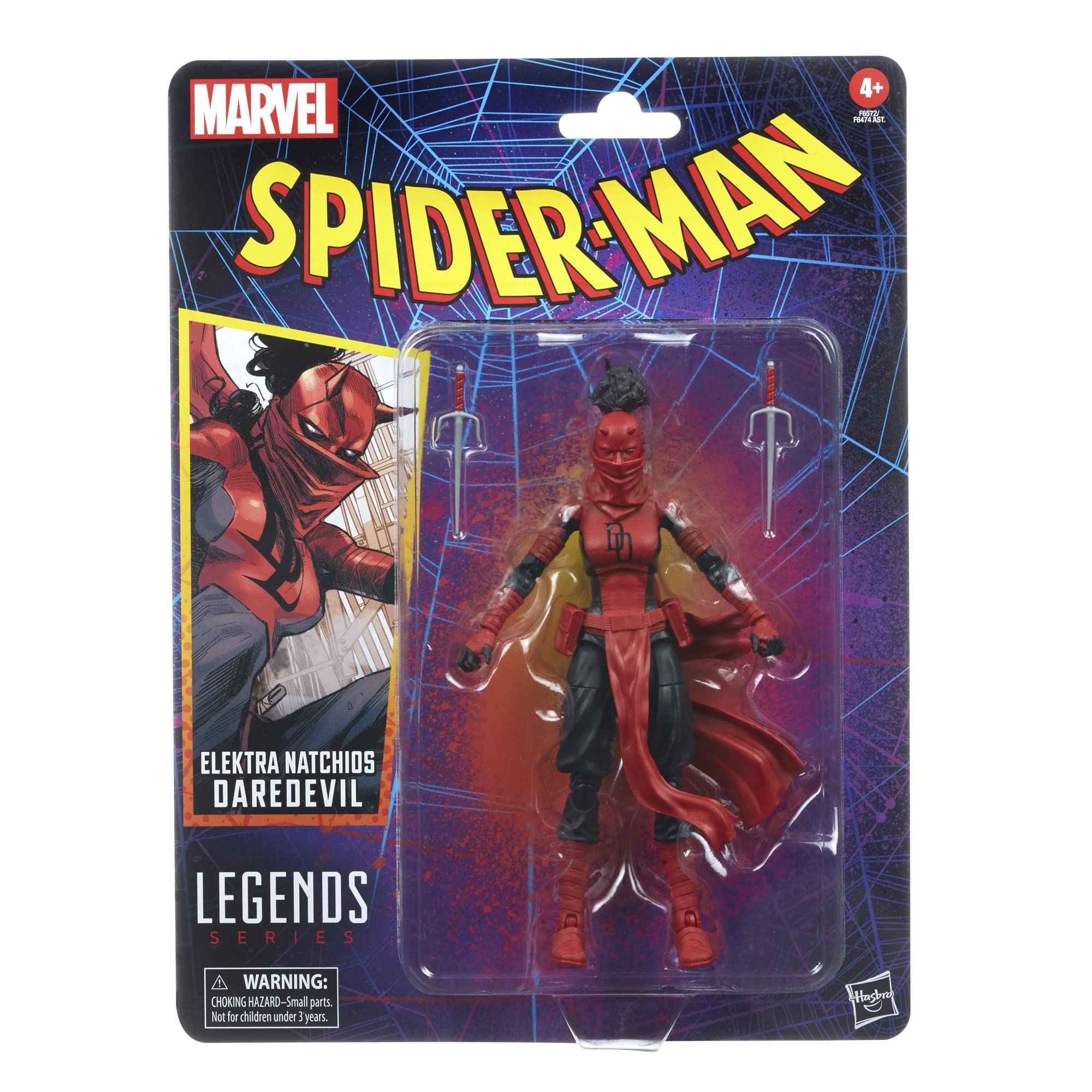 Foto 3 pulgar | Figura De Acción De La Serie Marvel Legends Elektra Natchios - Venta Internacional.