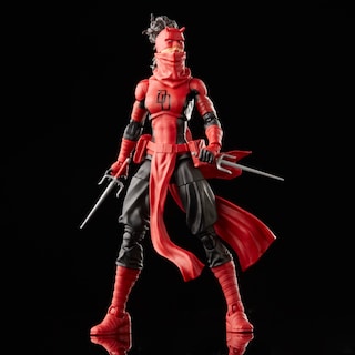 Foto 7 | Figura De Acción De La Serie Marvel Legends Elektra Natchios - Venta Internacional.