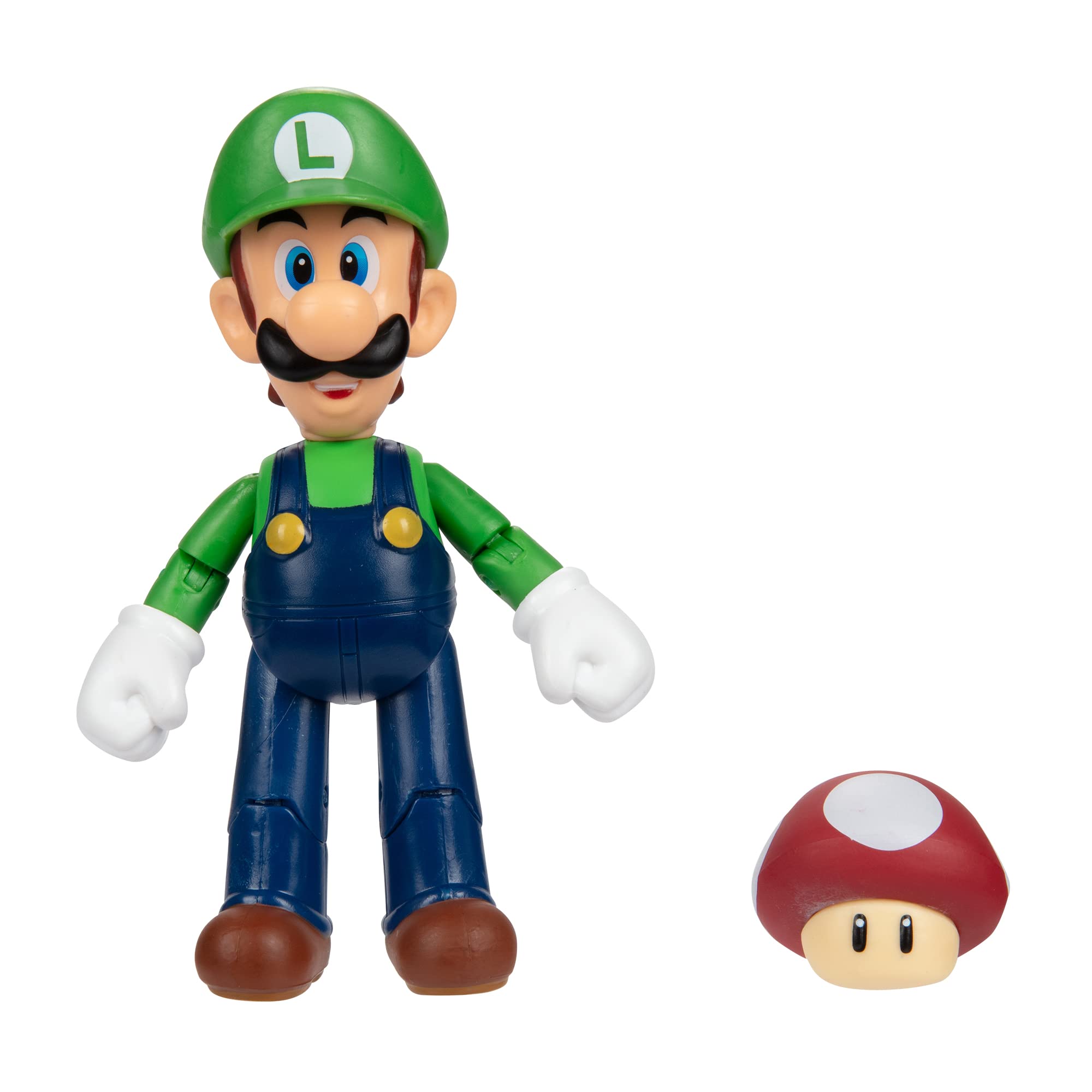 Foto 2 pulgar | Figuras De Acción Luigi De Toy Super Mario Con Seta Roja, 10 Cm - Venta Internacional.
