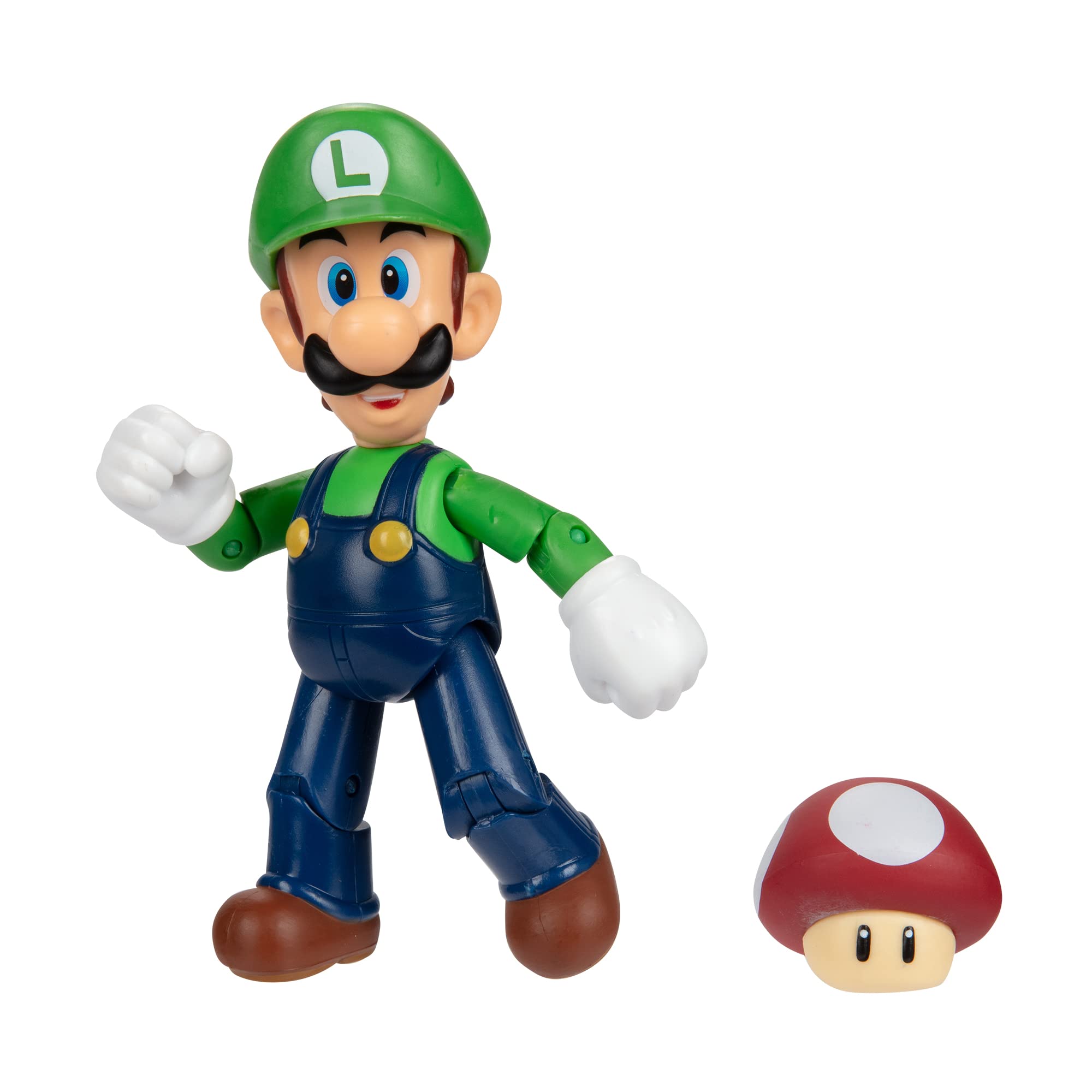Foto 3 pulgar | Figuras De Acción Luigi De Toy Super Mario Con Seta Roja, 10 Cm - Venta Internacional.