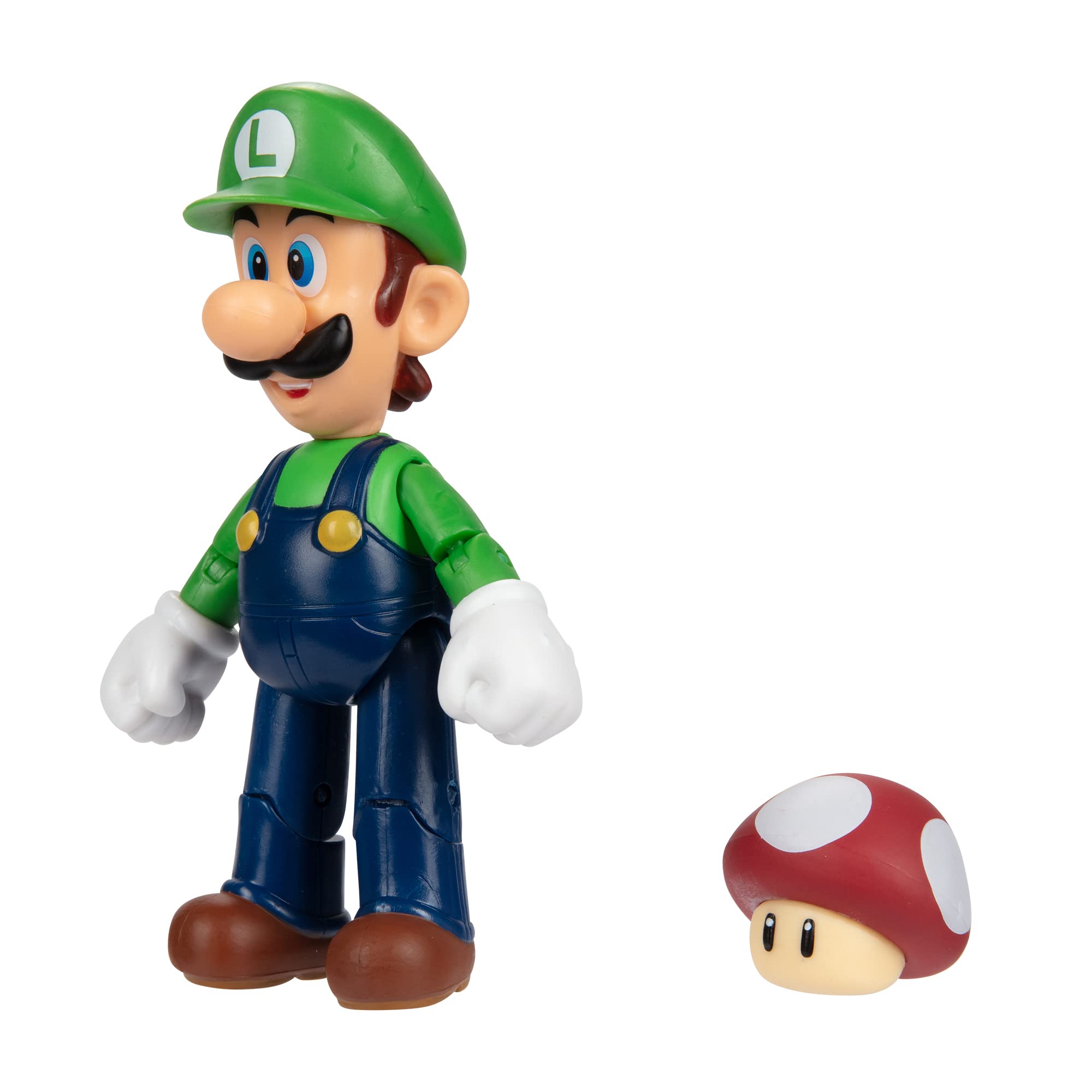 Foto 4 pulgar | Figuras De Acción Luigi De Toy Super Mario Con Seta Roja, 10 Cm - Venta Internacional.