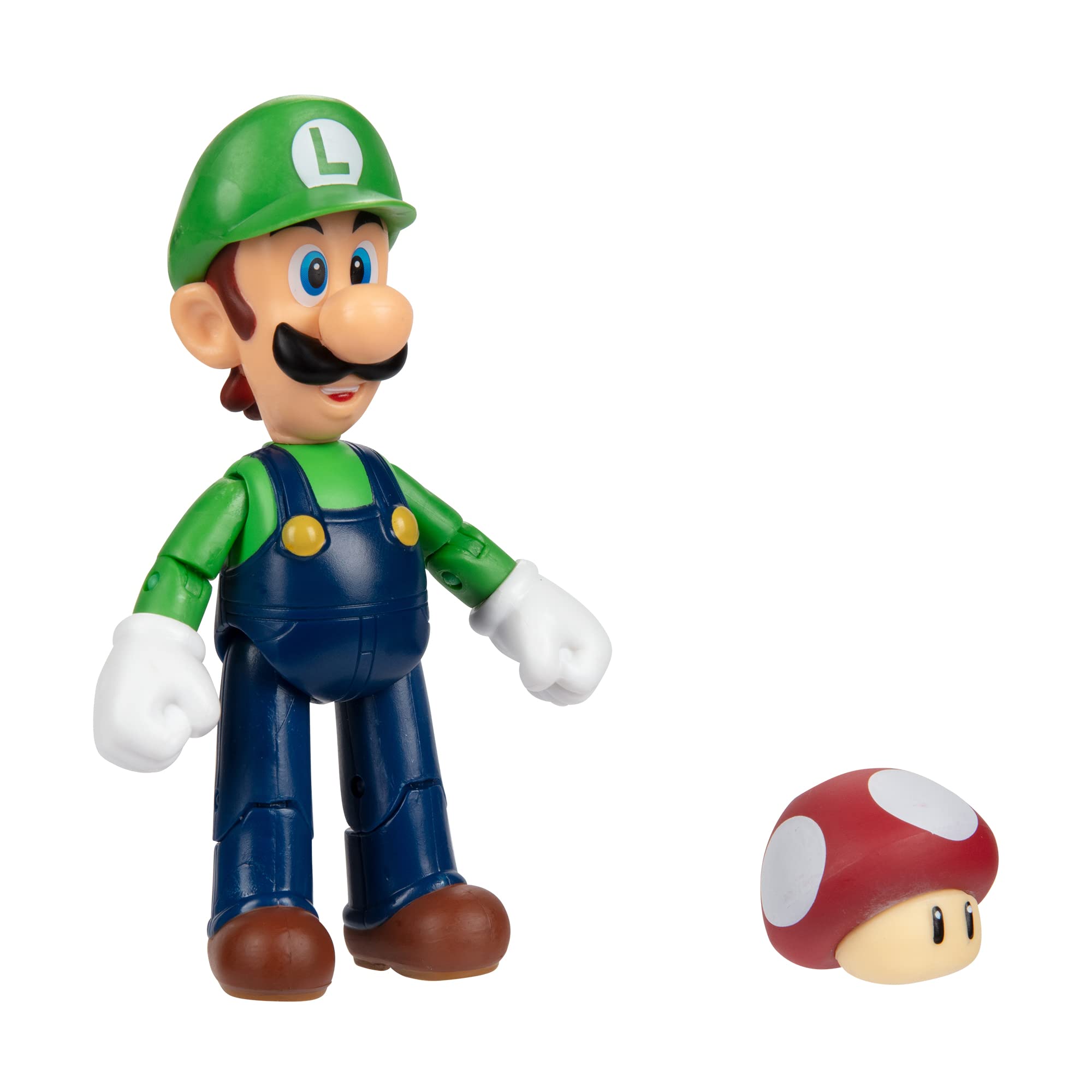 Foto 5 pulgar | Figuras De Acción Luigi De Toy Super Mario Con Seta Roja, 10 Cm - Venta Internacional.