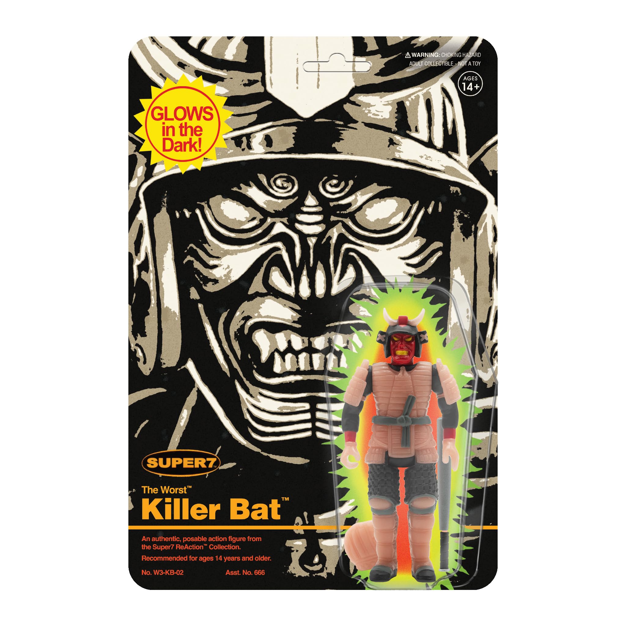 Figura De Acción Super7 The Worst Killer Bat Monster Glow 3.75 - Venta Internacional.