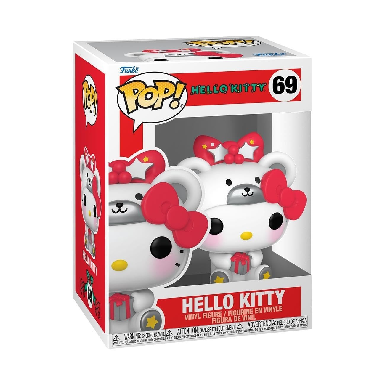 Foto 2 pulgar | Figura Funko Pop! Oso Polar Sanrio Hello Kitty Con Regalo - Venta Internacional.