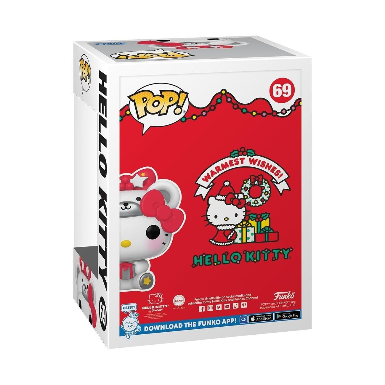 Foto 4 pulgar | Figura Funko Pop! Oso Polar Sanrio Hello Kitty Con Regalo - Venta Internacional.