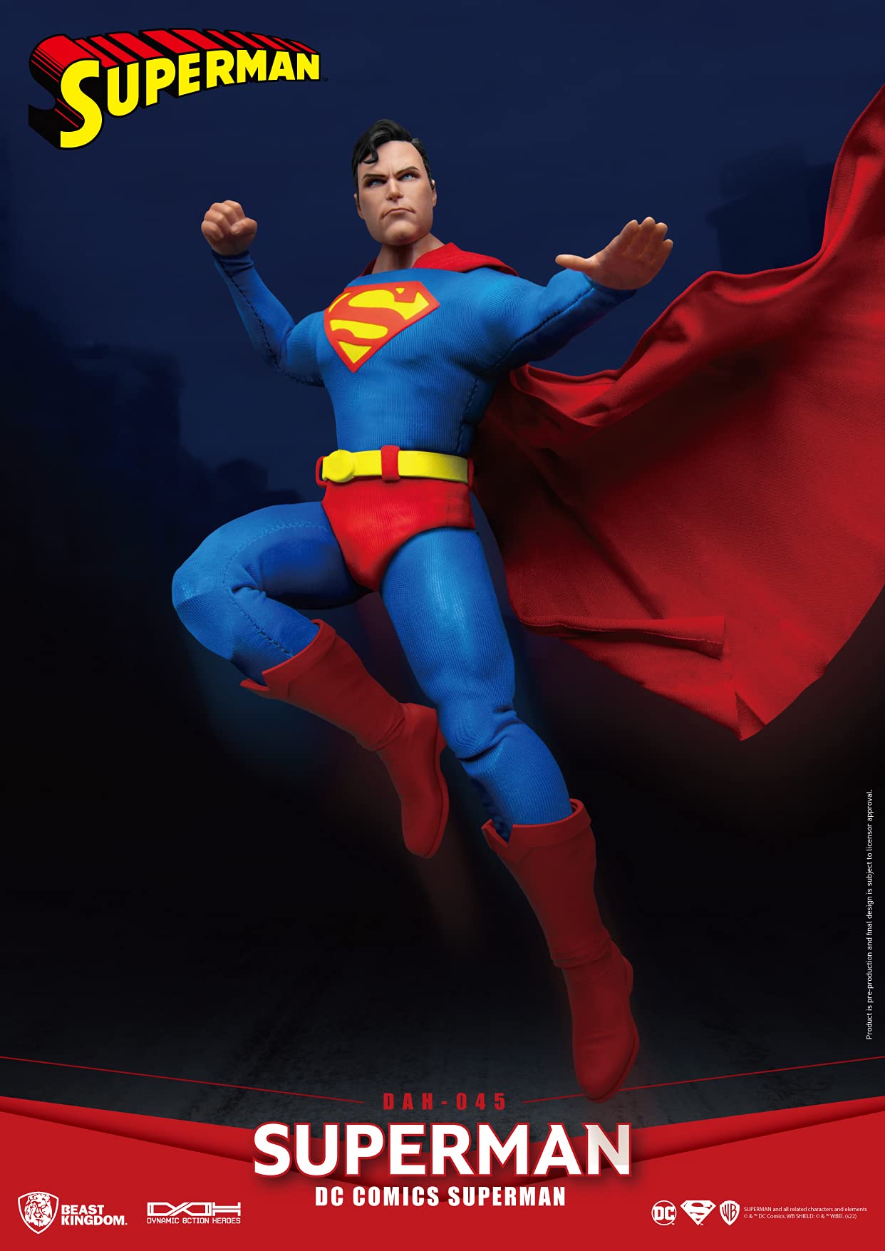 Foto 4 pulgar | Figura De Acción Beast Kingdom Dc Comics Superman Dah-045 - Venta Internacional.