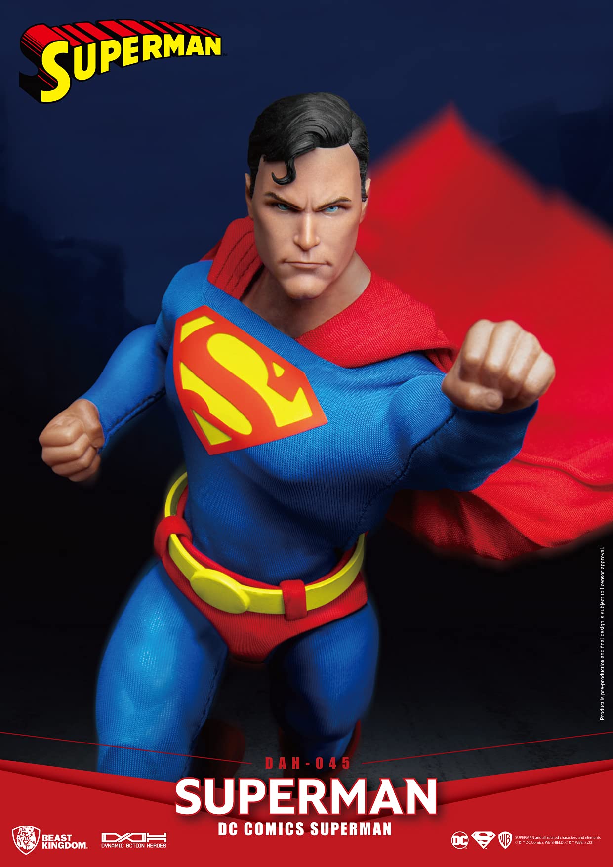 Foto 5 pulgar | Figura De Acción Beast Kingdom Dc Comics Superman Dah-045 - Venta Internacional.