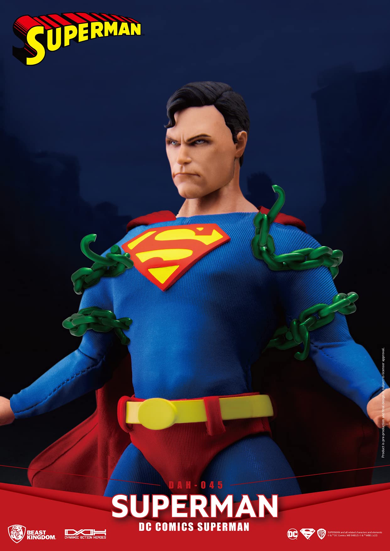 Foto 6 pulgar | Figura De Acción Beast Kingdom Dc Comics Superman Dah-045 - Venta Internacional.