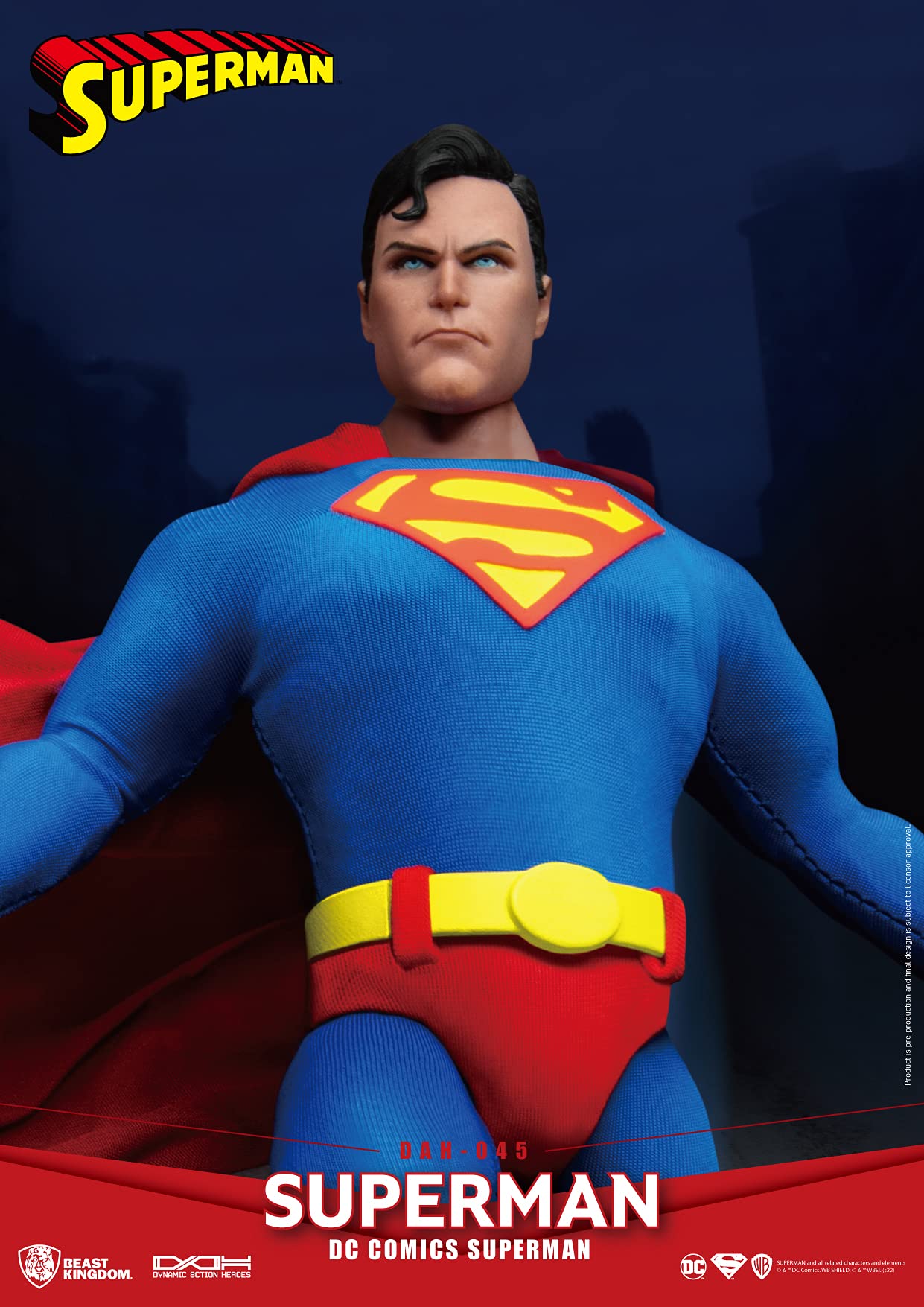 Foto 7 pulgar | Figura De Acción Beast Kingdom Dc Comics Superman Dah-045 - Venta Internacional.