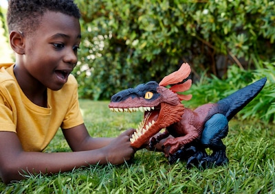 Foto 2 | Dinosaurio Interactivo Mattel Jurassic World Dominion Pyroraptor - Venta Internacional.