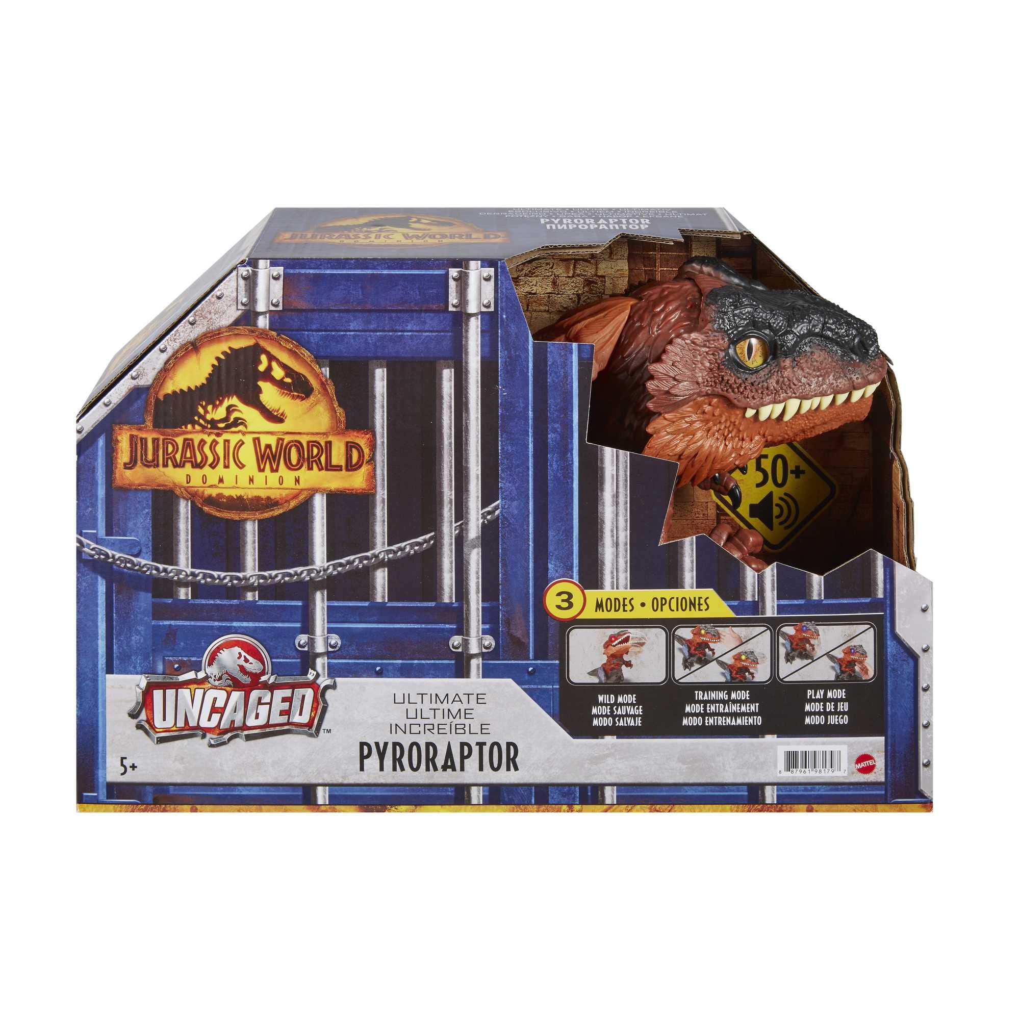 Foto 7 pulgar | Dinosaurio Interactivo Mattel Jurassic World Dominion Pyroraptor - Venta Internacional.