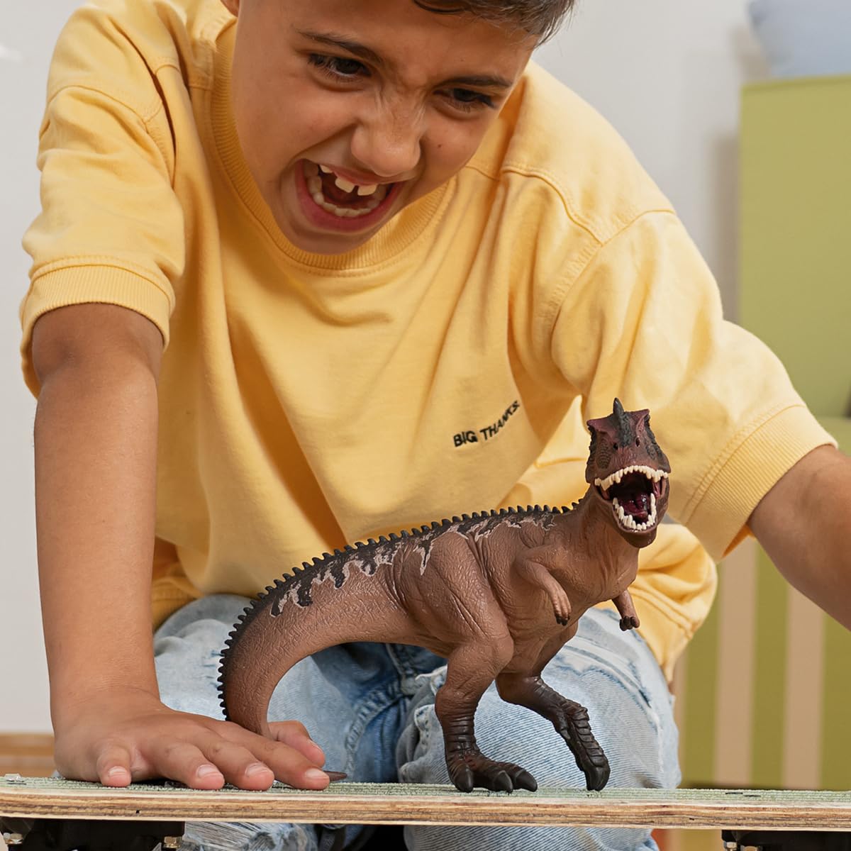 Foto 2 | Juguete De Dinosaurio Schleich Giganotosaurus Con Mandíbula Móvil De Más De 4 Años - Venta Internacional.