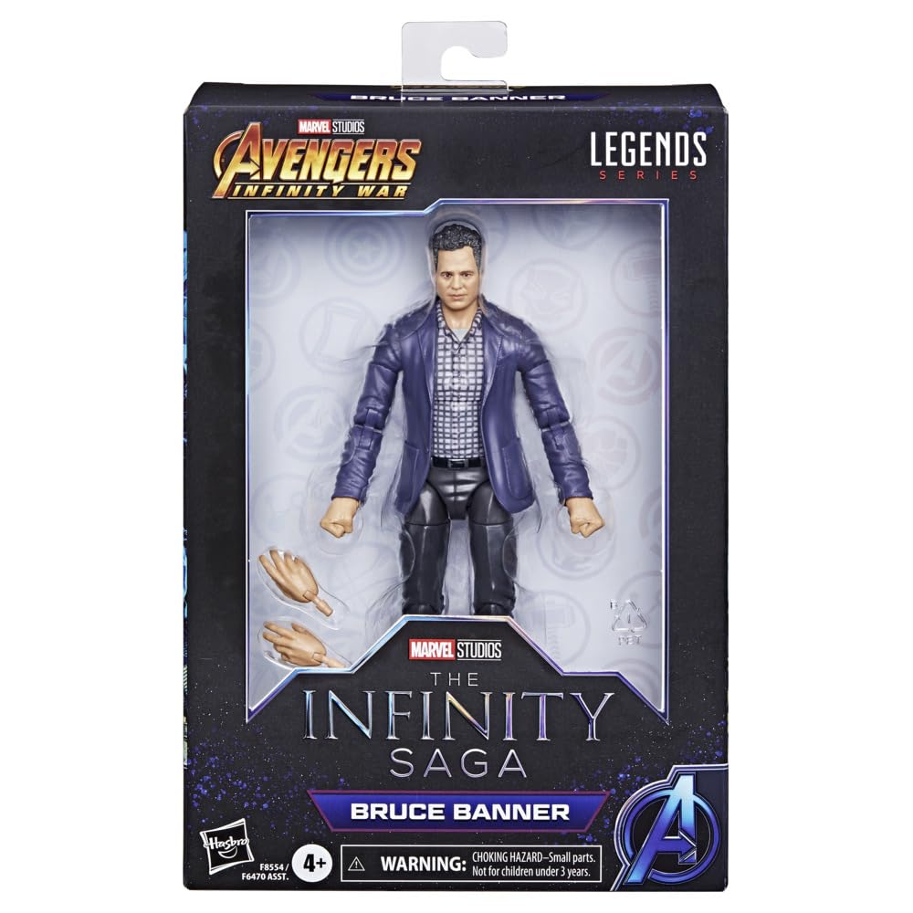 Figura De Acción Marvel Hasbro Legends Series Bruce Banner - Venta Internacional.