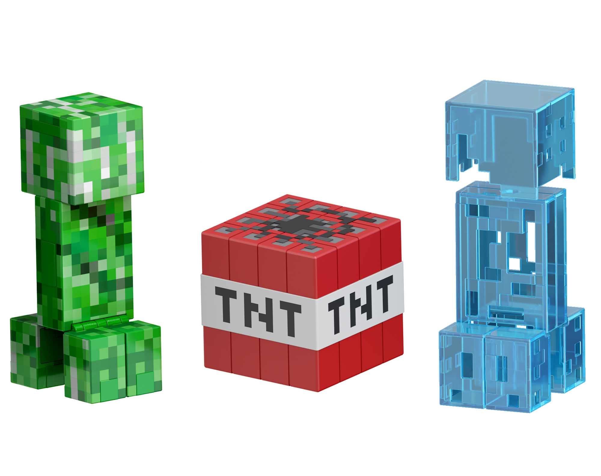 Foto 3 pulgar | Figura De Acción Mattel Minecraft Diamond Level Creeper 14 Cm - Venta Internacional.