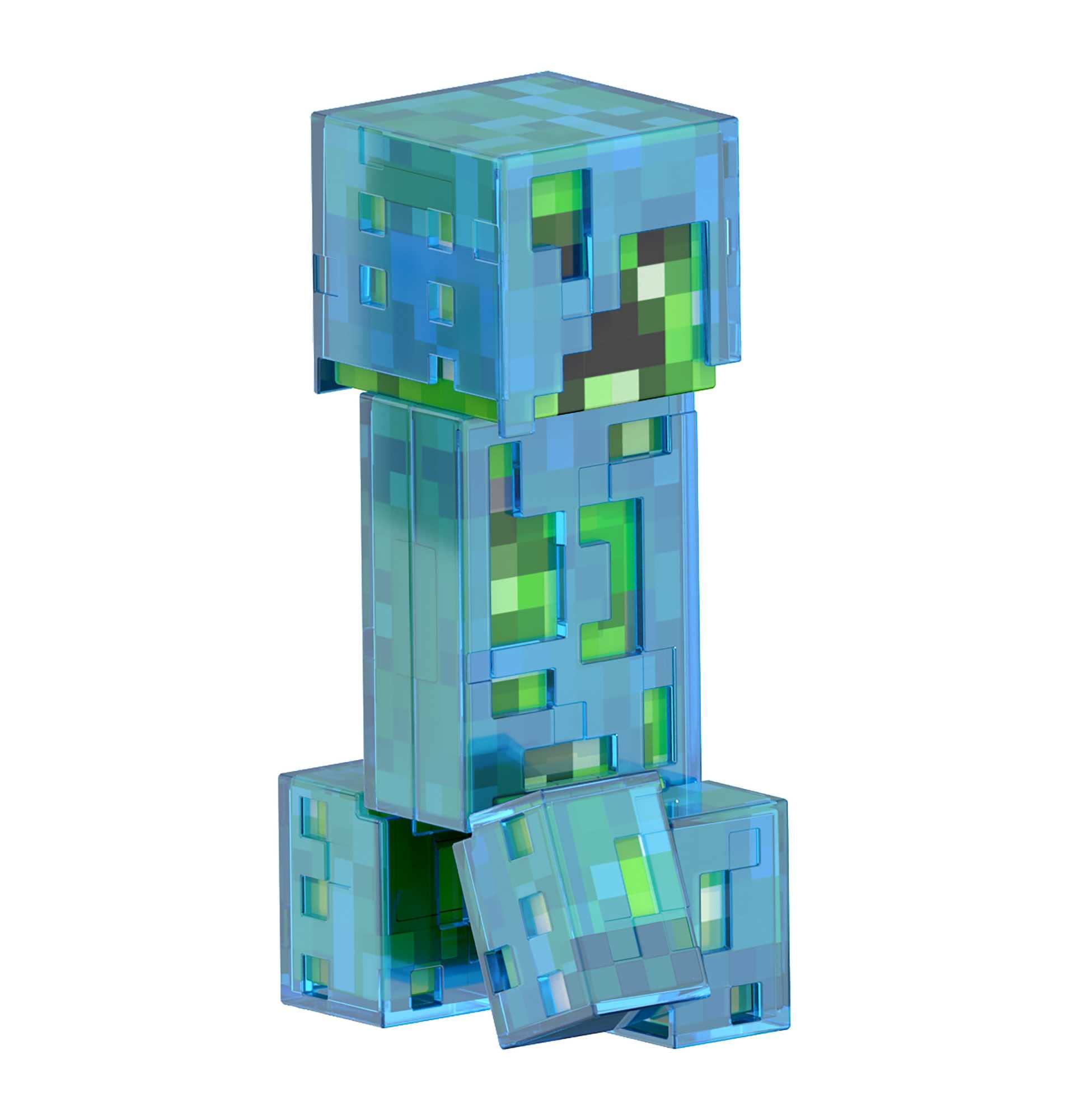 Foto 4 pulgar | Figura De Acción Mattel Minecraft Diamond Level Creeper 14 Cm - Venta Internacional.