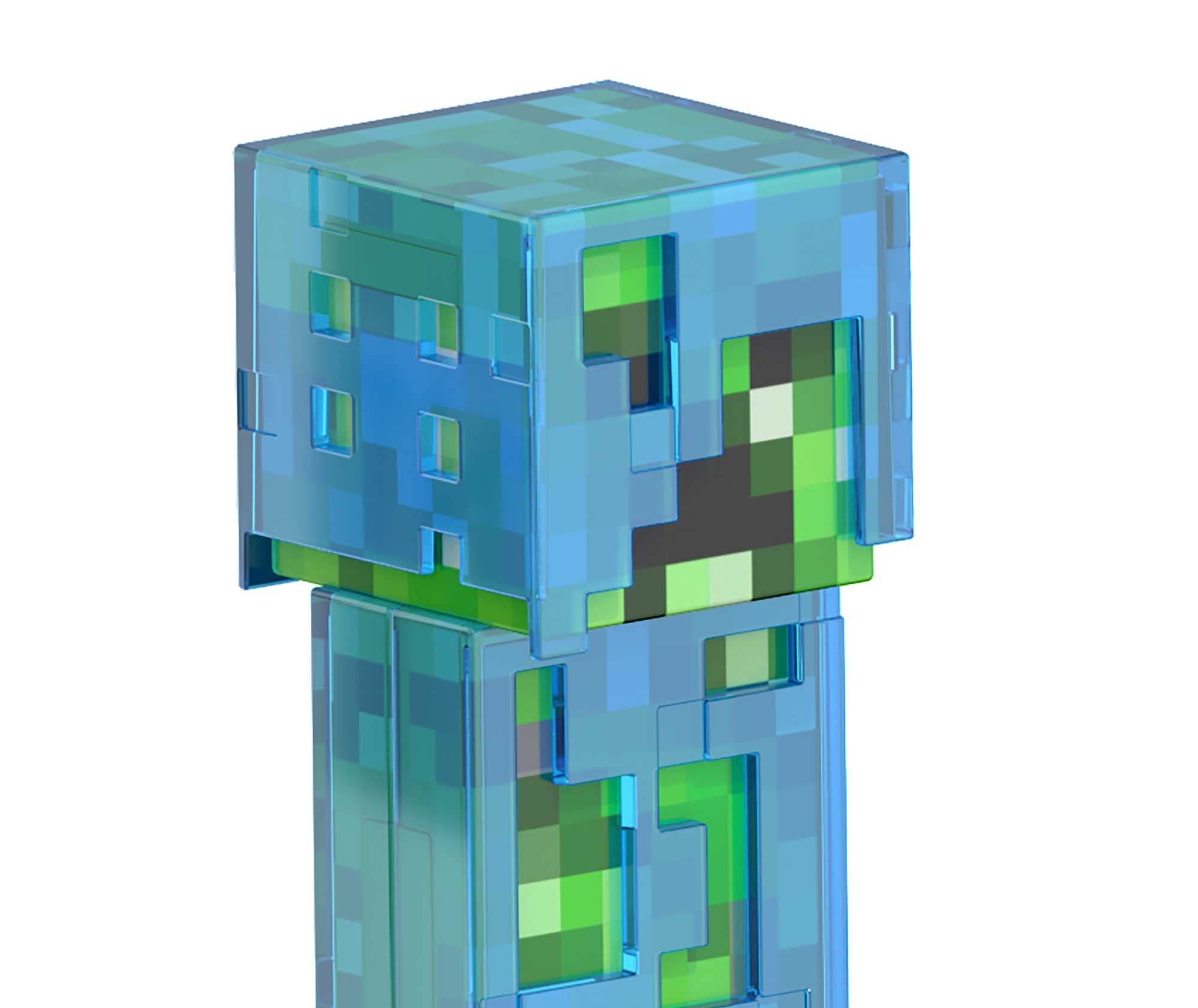 Foto 6 pulgar | Figura De Acción Mattel Minecraft Diamond Level Creeper 14 Cm - Venta Internacional.