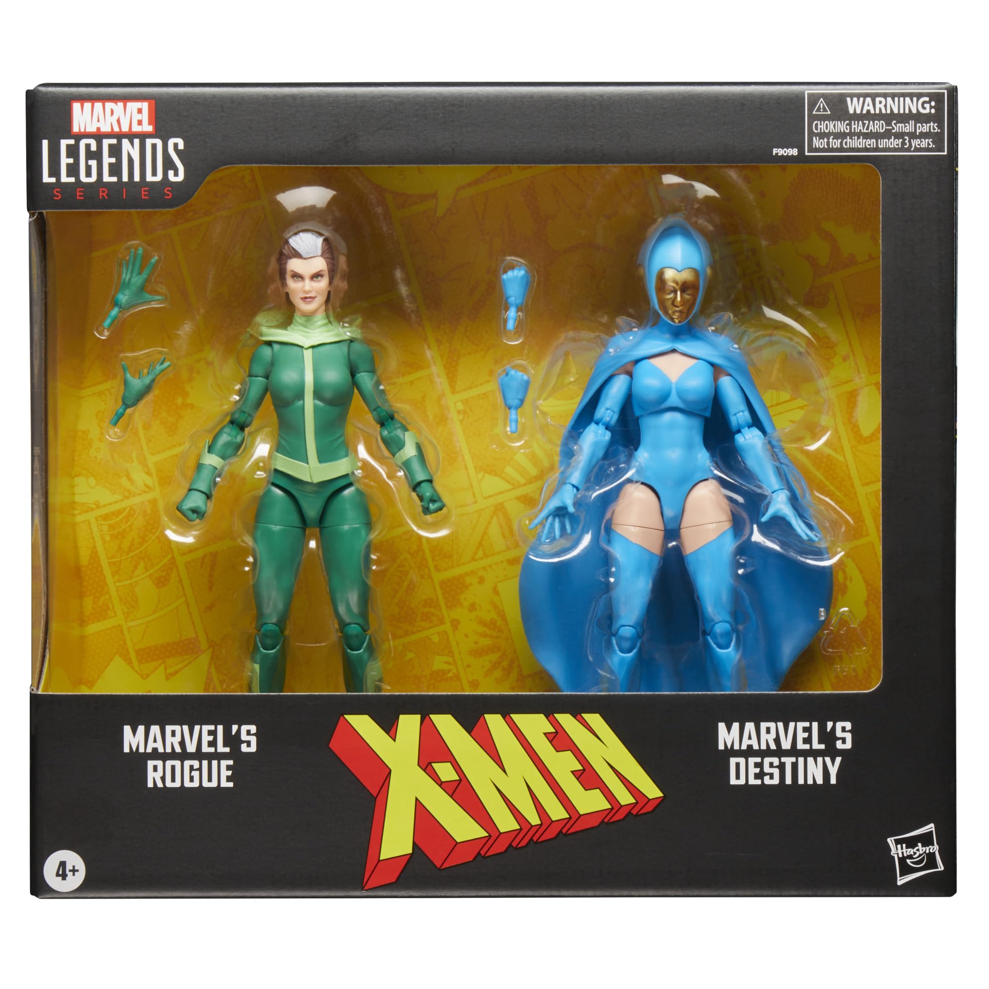 Foto 2 | Figuras De Acción Marvel Legends Series Rogue And Destiny - Venta Internacional.