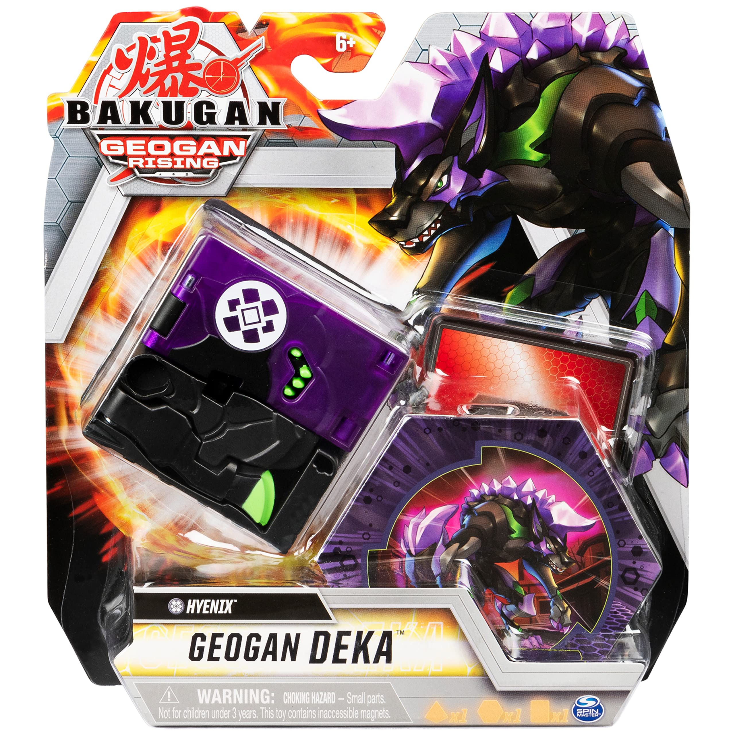 Figura Transformadora De Colección Bakugan Geogan Deka Hyenix - Venta Internacional.