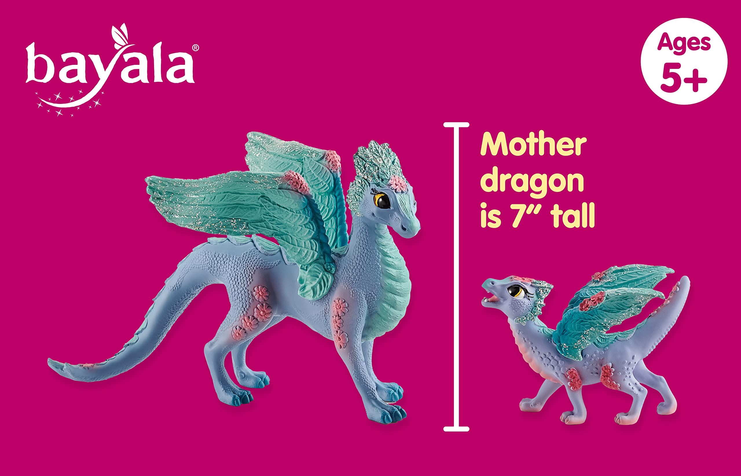 Foto 4 pulgar | Flor Voladora De Toy Schleich Bayala, Madre Y Bebé Dragón - Venta Internacional.