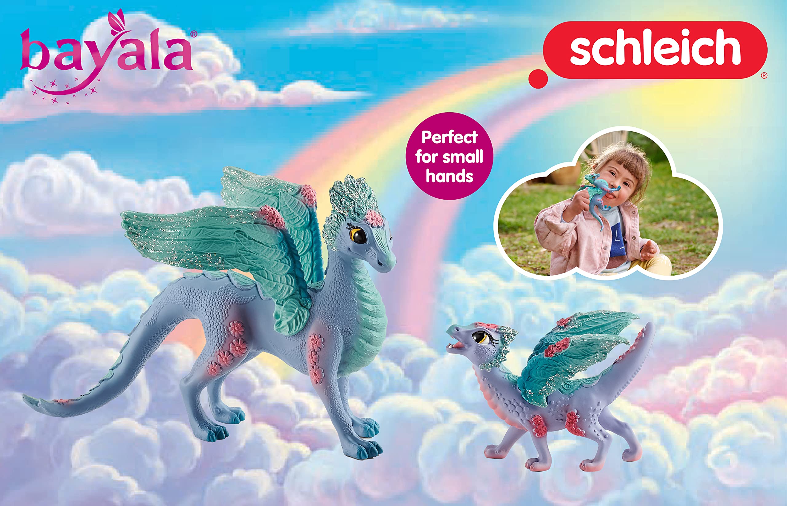 Foto 5 pulgar | Flor Voladora De Toy Schleich Bayala, Madre Y Bebé Dragón - Venta Internacional.