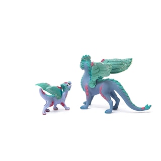 Foto 7 | Flor Voladora De Toy Schleich Bayala, Madre Y Bebé Dragón - Venta Internacional.