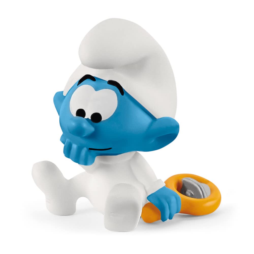 Foto 2 pulgar | Figura De Juguete Schleich Smurfs Baby Smurf, Coleccionable, Retro, 3+ - Venta Internacional.