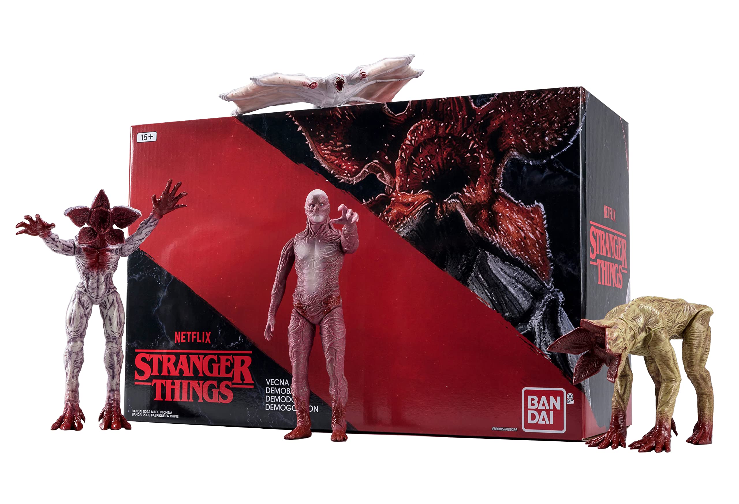 Foto 2 pulgar | Pack De 4 Figuras De Vinilo Bandai Namco Stranger Things - Venta Internacional.