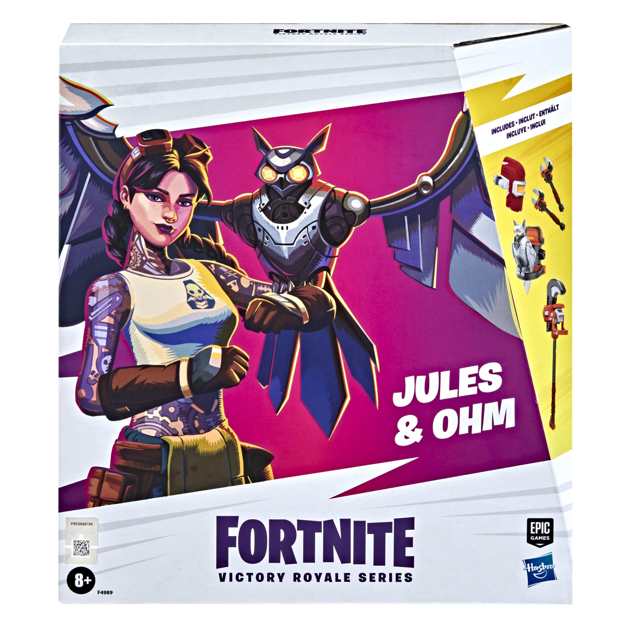 Foto 3 pulgar | Figuras De Acción Fortnite Victory Royale Jules Y Ohm De 6 Pulgadas - Venta Internacional.